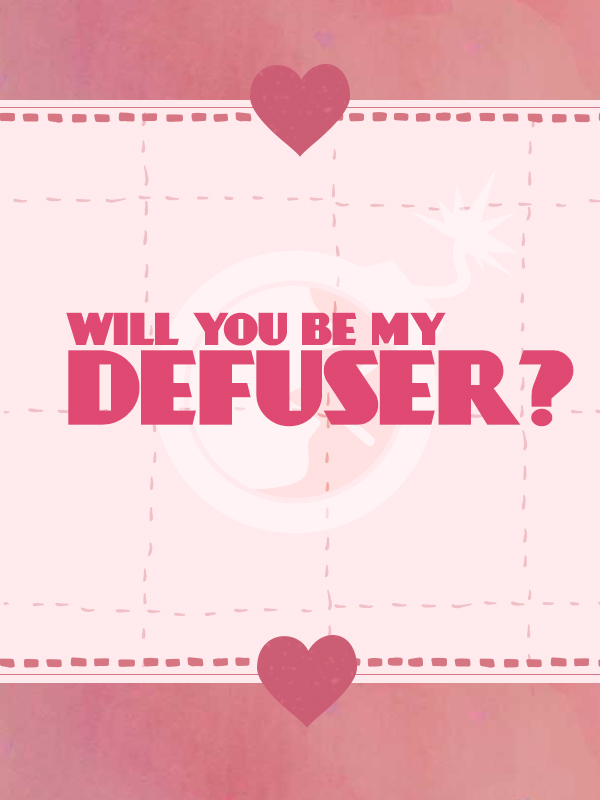 Keep Talking and Nobody Explodes Valentine's Day Card